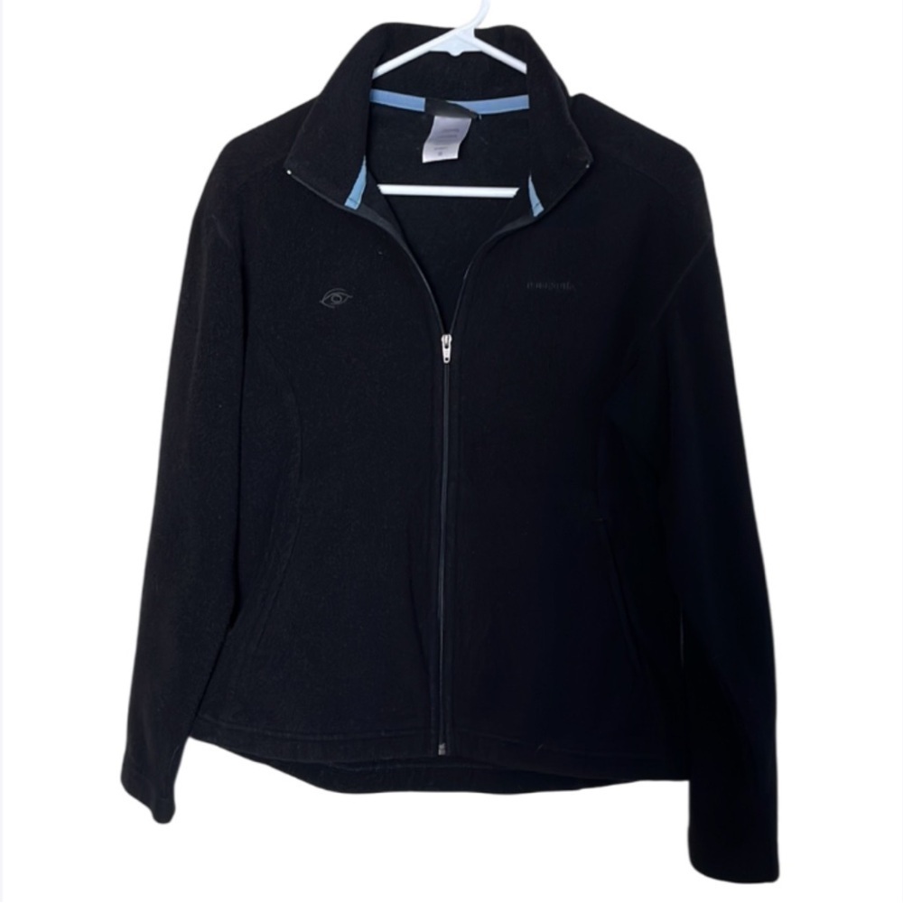 PATAGONIA SYNCHILLA Black Fleece Jacket - Full Zip - Woman’s M
